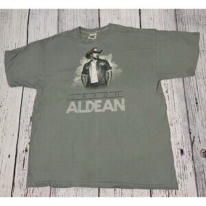 Jason Aldean Burn It Down 2015 Tour T-Shirt Men XL Short Sleeve Graphic Black